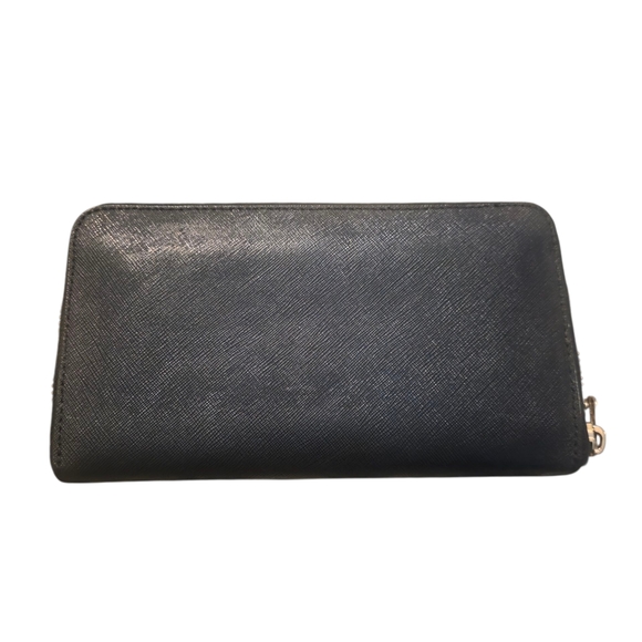 Henri Bendel Zip Around Saffiano Leather Continental Wallet - Picture 2 of 3